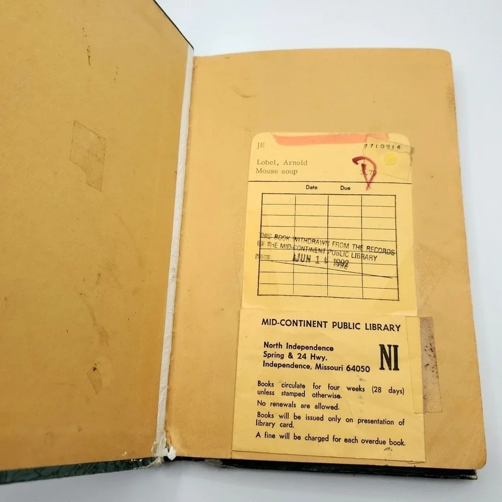 Arnold Lobel Mouse Soup Hardcover Vintage early edition As I can‎ Read book